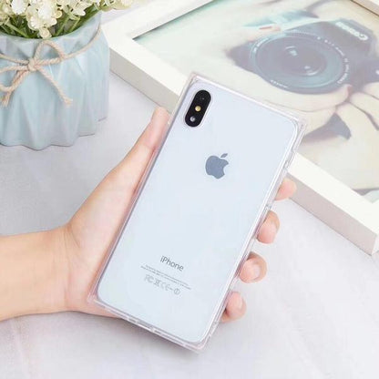 Coque rectangulaire de luxe en silicone pour iPhone 11 Pro Max - Coque Wiqeo Apple, Coque, Elle, Fine, iPhone 11 Pro Max, Lui, Slim, Tendance, Ultra Slim Wiqeo, Déstockeur de Coques Pour iPhone