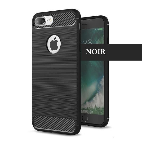 Coque reproduction carbone brossé anti traces d'empreintes pour iPhone 12 - Coque Wiqeo Apple, Coque, Elle, Fine, iPhone 12, Lui, Slim, Tendance, Ultra Slim Wiqeo, Déstockeur de Coques Pour iPhone