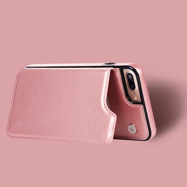 Coque porte carte de crédit slim en cuir pour iPhone X, Wiqeo, Déstockeur  de Coques Pour iPhone