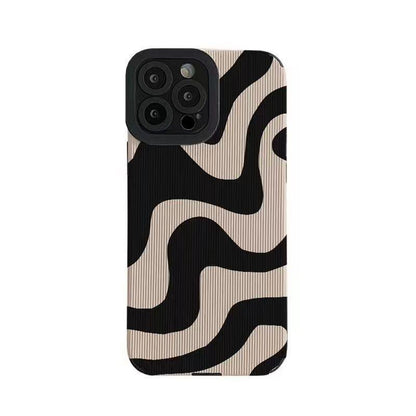 Coque à Rayures Zébrées pour iPhone 15 - Coque Wiqeo 10€-15€, Coque, iPhone 15, Silicone Wiqeo, Déstockeur de Coques Pour iPhone