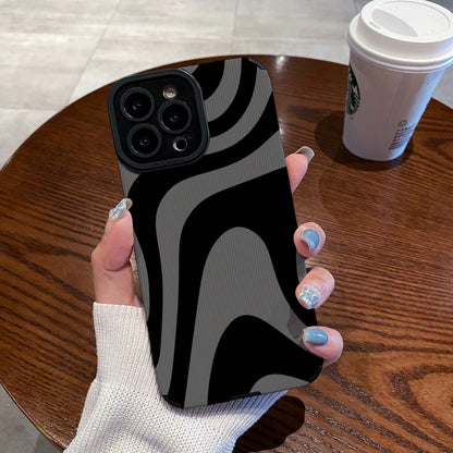 Coque à Rayures Zébrées pour iPhone 15 - Coque Wiqeo 10€-15€, Coque, iPhone 15, Silicone Wiqeo, Déstockeur de Coques Pour iPhone