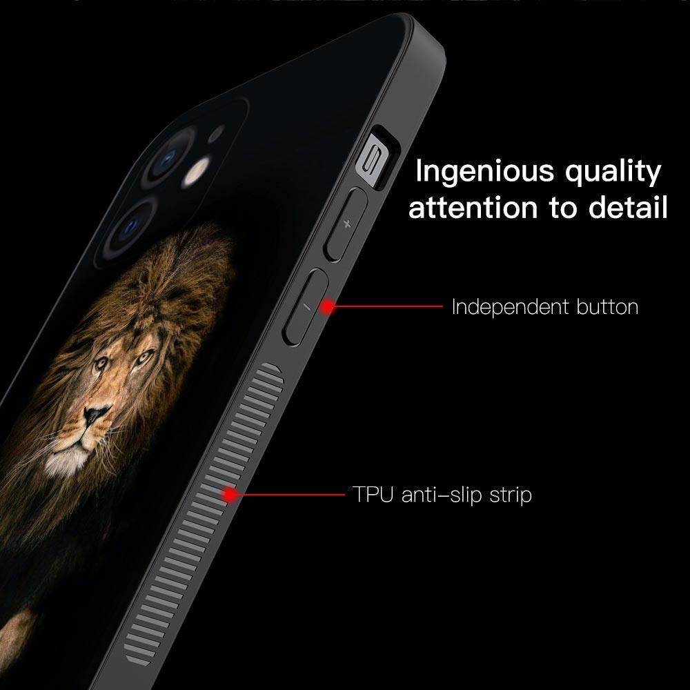 Coque Animaux Imprimés 3D pour iPhone 12 Pro Max - Coque Wiqeo 10€-15€, Coque, iPhone 12 Pro Max, Silicone Wiqeo, Déstockeur de Coques Pour iPhone