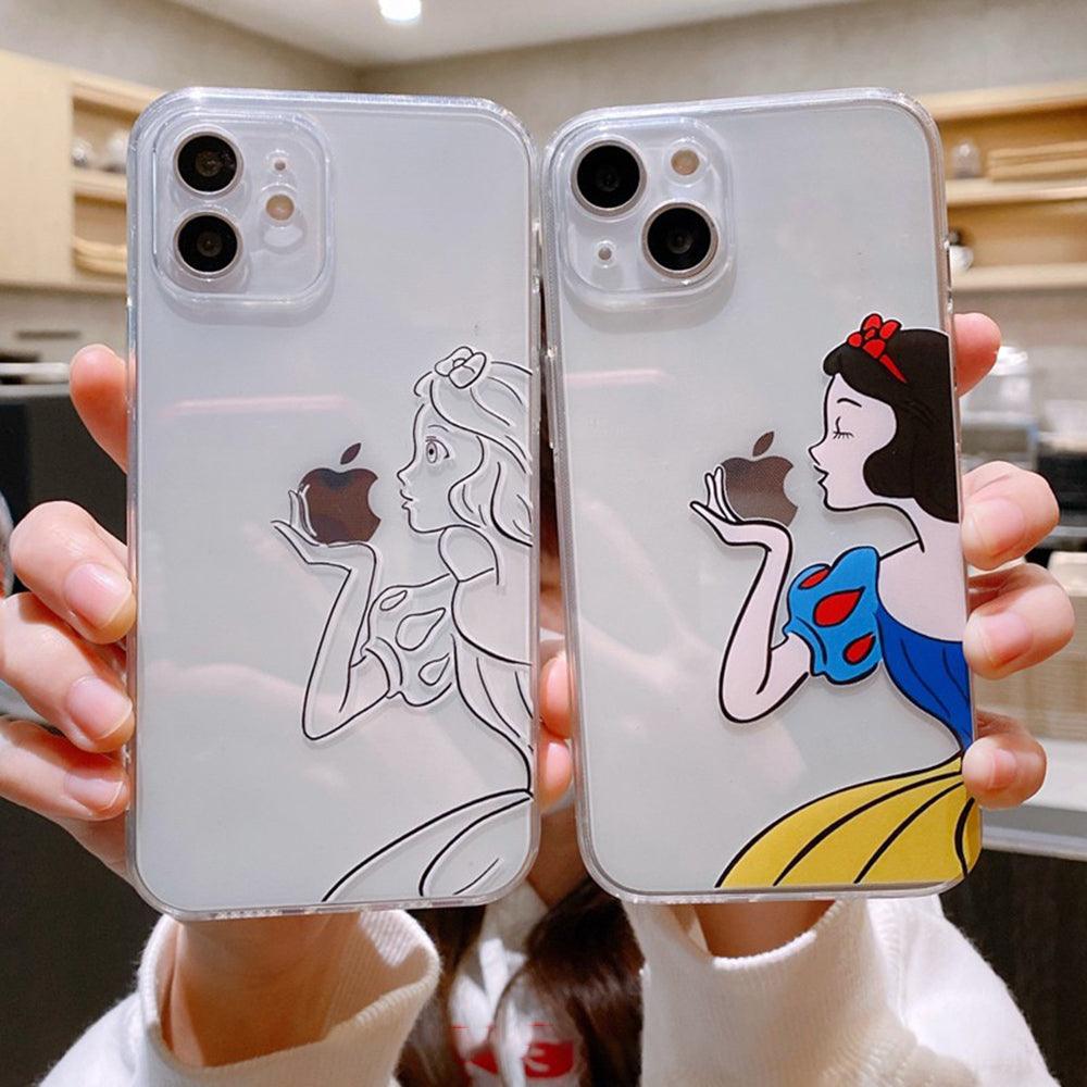 Coque Blanche Neige Transparente pour iPhone 14 Plus - Coque Wiqeo 10€-15€, Coque, iPhone 14 Plus, Silicone, Transparente Wiqeo, Déstockeur de Coques Pour iPhone