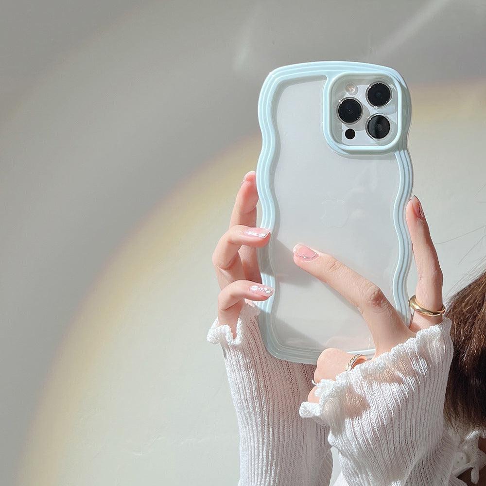 Coque Bordures Déformées pour iPhone 15 Plus - Coque Wiqeo 10€-15€, Coque, iPhone 15 Plus, Silicone, Transparente Wiqeo, Déstockeur de Coques Pour iPhone