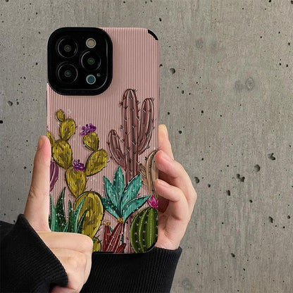 Coque Cactus en Silicone pour iPhone 14 Pro Max - Coque Wiqeo 10€-15€, Coque, iPhone 14 Pro Max, Silicone Wiqeo, Déstockeur de Coques Pour iPhone