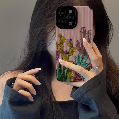 Coque Cactus en Silicone pour iPhone 14 Pro Max - Coque Wiqeo 10€-15€, Coque, iPhone 14 Pro Max, Silicone Wiqeo, Déstockeur de Coques Pour iPhone