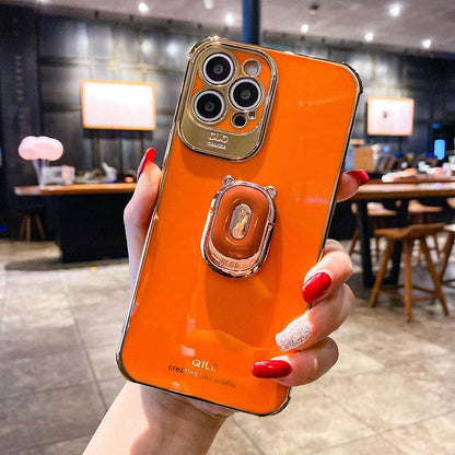 Coque de Luxe Galvanisée avec Anneau de Support pour iPhone 13 Pro Max - Coque Wiqeo 10€-15€, Coque, iPhone 13 Pro Max, Support Wiqeo, Déstockeur de Coques Pour iPhone