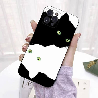 Coque Dessin de Chat pour iPhone 13 Pro Max - Coque Wiqeo 10€-15€, Coque, iPhone 13 Pro Max, Silicone Wiqeo, Déstockeur de Coques Pour iPhone