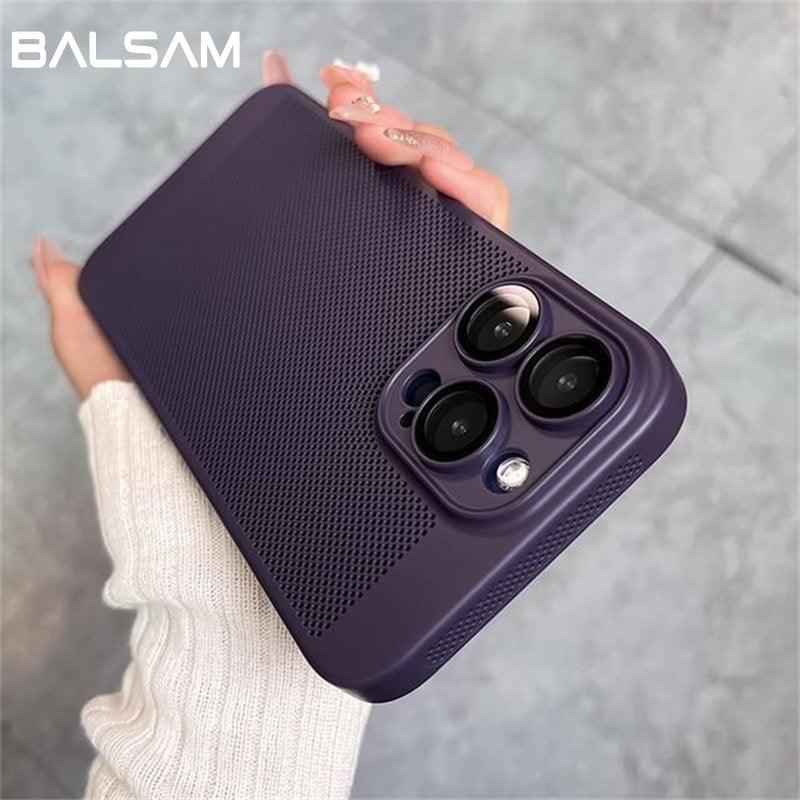 Coque en Silicone avec Grille Respirante pour iPhone 14 Pro - Coque Wiqeo 15€-20€, Coque, iPhone 14 Pro, Silicone Wiqeo, Déstockeur de Coques Pour iPhone