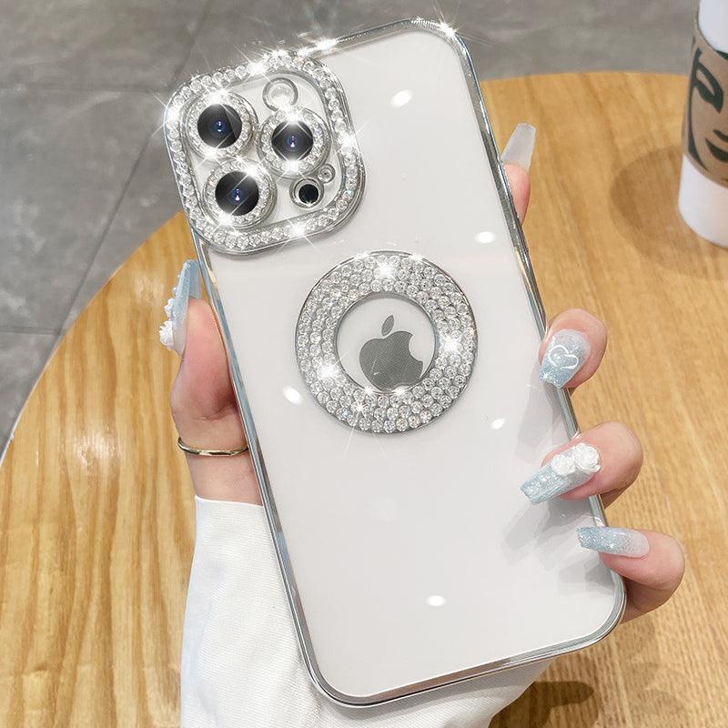 Coque en Silicone Miroir Diamant 3D pour iPhone 11 6.1'' avec