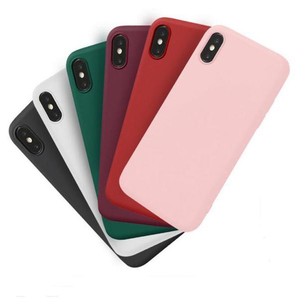 Coque en silicone ultra slim de couleur mate pour iPhone 6 Plus et iPhone 6S Plus - 