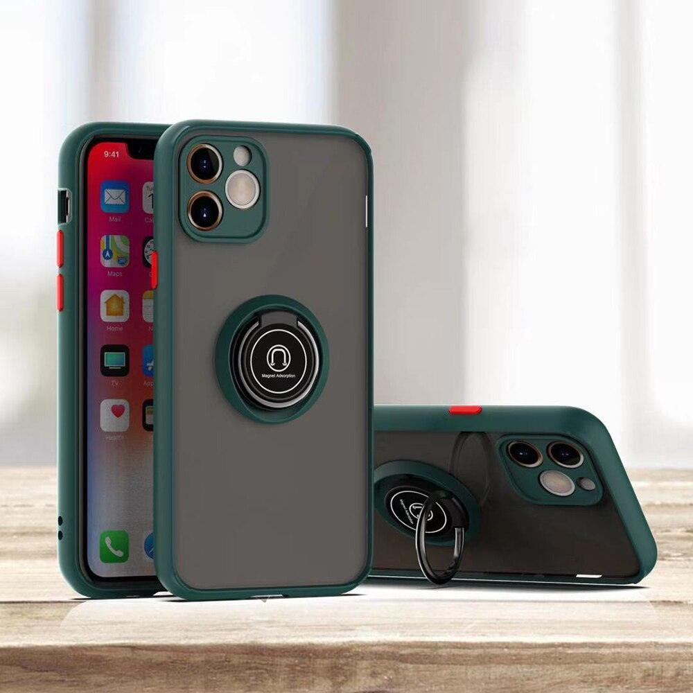 Coque Minimaliste Translucide avec Anneau Rabattable pour iPhone 14 Pro - Coque Wiqeo 10€-15€, Coque, iPhone 14 Pro, Silicone, Support Wiqeo, Déstockeur de Coques Pour iPhone