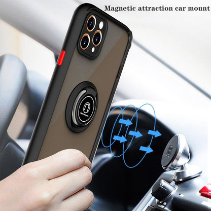 Coque Minimaliste Translucide avec Anneau Rabattable pour iPhone 14 Pro Max - Coque Wiqeo 10€-15€, Coque, iPhone 14 Pro Max, Silicone, Support Wiqeo, Déstockeur de Coques Pour iPhone