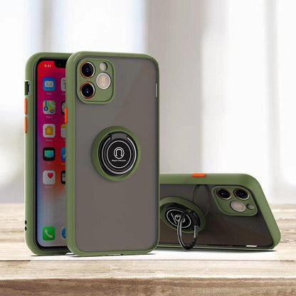 Coque Minimaliste Translucide avec Anneau Rabattable pour iPhone 14 Pro Max - Coque Wiqeo 10€-15€, Coque, iPhone 14 Pro Max, Silicone, Support Wiqeo, Déstockeur de Coques Pour iPhone