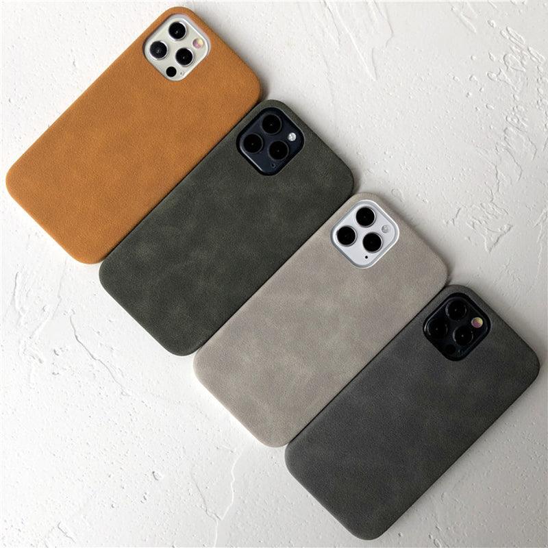 Coque Minimaliste Ultra Fine en Daim pour iPhone 13 Pro Max - Coque Wiqeo 10€-15€, Coque, Cuir, iPhone 13 Pro Max Wiqeo, Déstockeur de Coques Pour iPhone