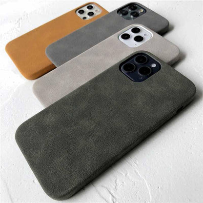 Coque Minimaliste Ultra Fine en Daim pour iPhone 15 Plus - Coque Wiqeo 10€-15€, Coque, Cuir, iPhone 15 Plus Wiqeo, Déstockeur de Coques Pour iPhone