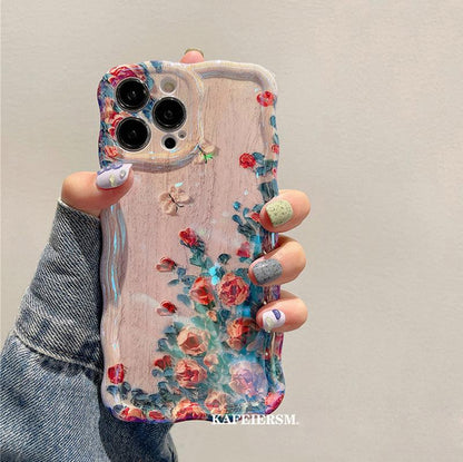 Coque Motif Fleurs en Silicone pour iPhone 15 Plus - Coque Wiqeo 15€-20€, Coque, iPhone 15 Plus, Silicone Wiqeo, Déstockeur de Coques Pour iPhone