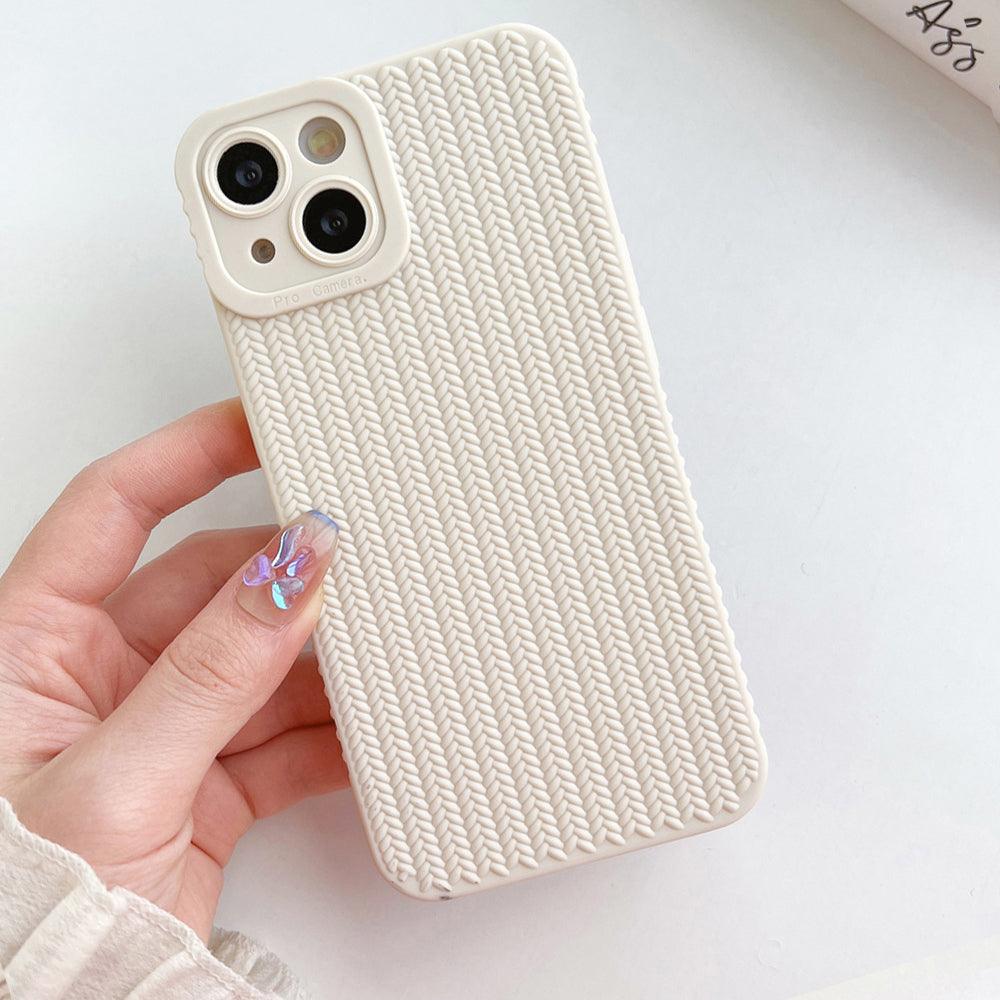 Coque Motif Tissé en Silicone pour iPhone 13 Pro Max - Coque Wiqeo 10€-15€, Coque, iPhone 13 Pro Max, Silicone Wiqeo, Déstockeur de Coques Pour iPhone