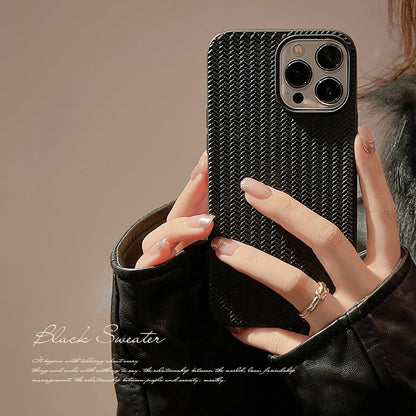 Coque Motif Tissé en Silicone pour iPhone 14 Pro Max - Coque Wiqeo 10€-15€, Coque, iPhone 14 Pro Max, Silicone Wiqeo, Déstockeur de Coques Pour iPhone