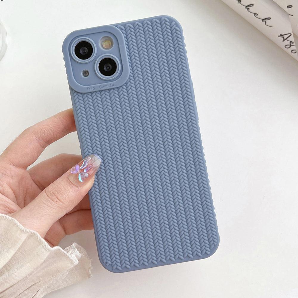 Coque Motif Tissé en Silicone pour iPhone 14 Pro Max - Coque Wiqeo 10€-15€, Coque, iPhone 14 Pro Max, Silicone Wiqeo, Déstockeur de Coques Pour iPhone