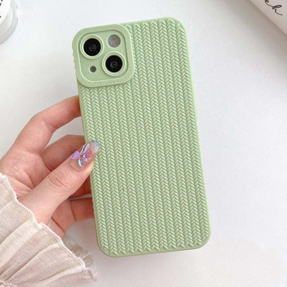 Coque Motif Tissé en Silicone pour iPhone 14 Pro Max - Coque Wiqeo 10€-15€, Coque, iPhone 14 Pro Max, Silicone Wiqeo, Déstockeur de Coques Pour iPhone