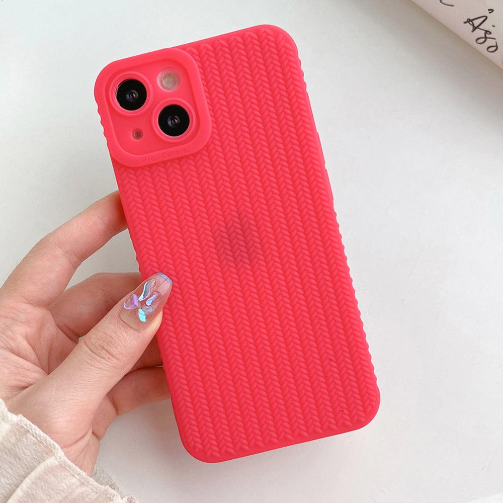Coque Motif Tissé en Silicone pour iPhone 14 Pro Max - Coque Wiqeo 10€-15€, Coque, iPhone 14 Pro Max, Silicone Wiqeo, Déstockeur de Coques Pour iPhone