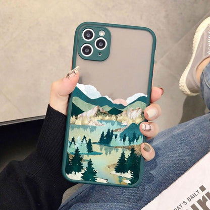 Coque Paysages Peints à la Main pour iPhone 14 Pro Max - Coque Wiqeo 10€-15€, Coque, iPhone 14 Pro Max, Silicone Wiqeo, Déstockeur de Coques Pour iPhone