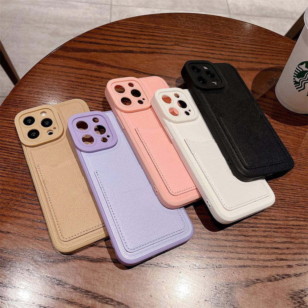 Coque Porte-carte Minimaliste en Silicone pour iPhone 14 Pro Max - Coque Wiqeo 10€-15€, Coque, iPhone 14 Pro Max, Portefeuille, Silicone Wiqeo, Déstockeur de Coques Pour iPhone