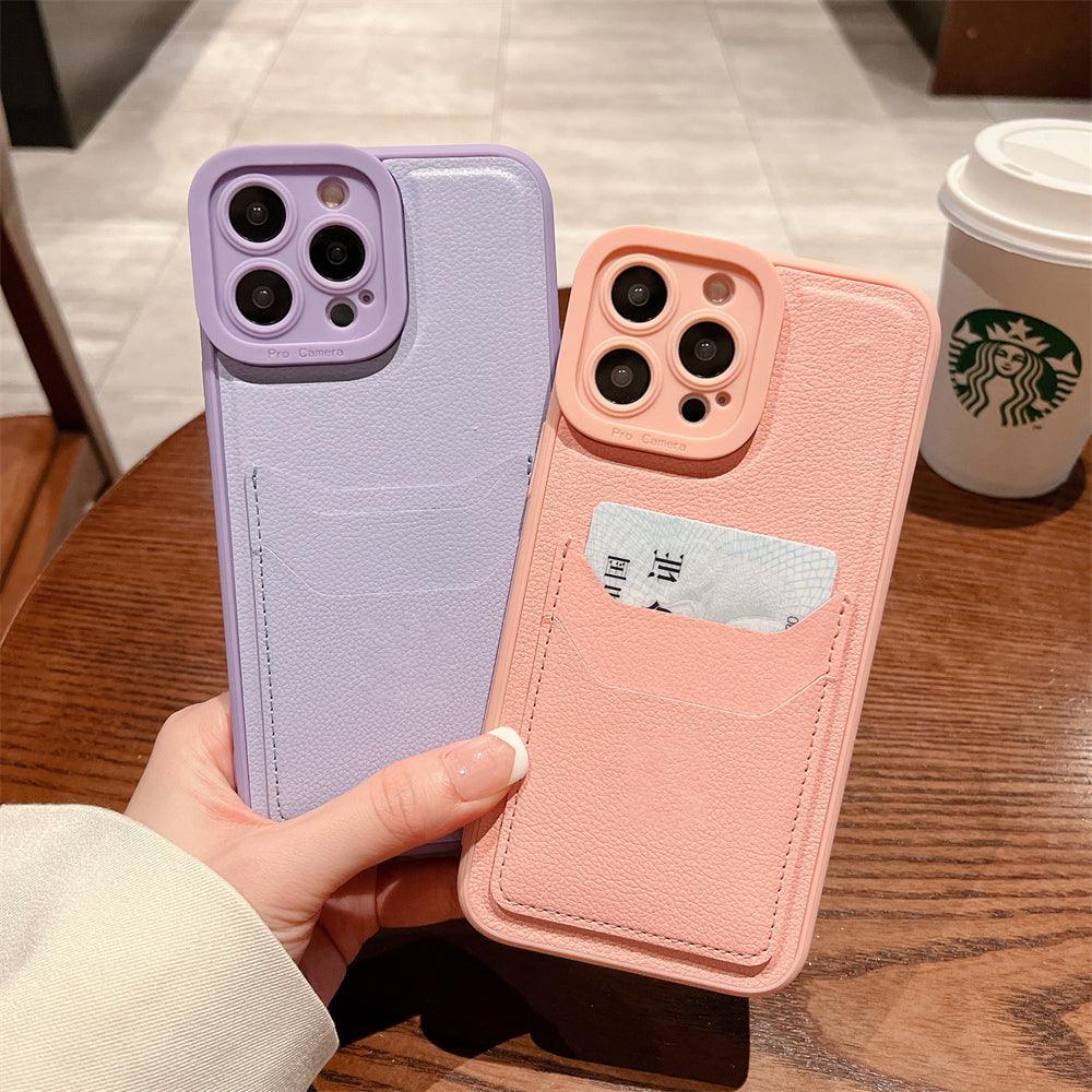 Coque Porte-carte Minimaliste en Silicone pour iPhone 14 Pro Max - Coque Wiqeo 10€-15€, Coque, iPhone 14 Pro Max, Portefeuille, Silicone Wiqeo, Déstockeur de Coques Pour iPhone