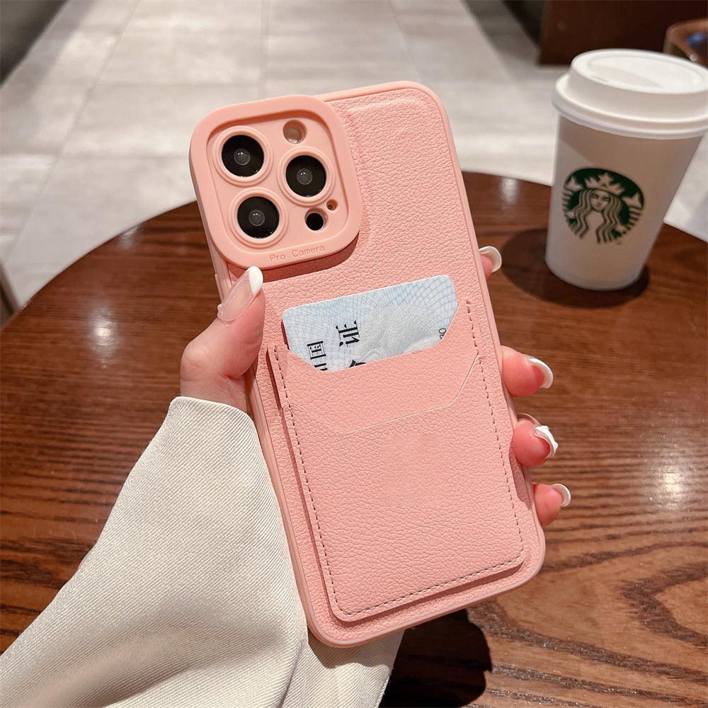 Coque Porte-carte Minimaliste en Silicone pour iPhone 14 Pro Max - Coque Wiqeo 10€-15€, Coque, iPhone 14 Pro Max, Portefeuille, Silicone Wiqeo, Déstockeur de Coques Pour iPhone