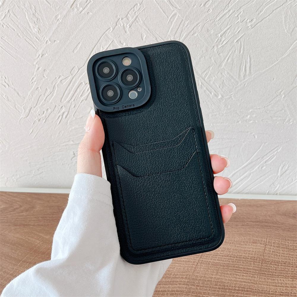 Coque Porte-carte Minimaliste en Silicone pour iPhone 14 Pro Max - Coque Wiqeo 10€-15€, Coque, iPhone 14 Pro Max, Portefeuille, Silicone Wiqeo, Déstockeur de Coques Pour iPhone