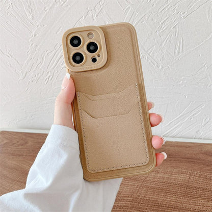 Coque Porte-carte Minimaliste en Silicone pour iPhone 14 Pro Max - Coque Wiqeo 10€-15€, Coque, iPhone 14 Pro Max, Portefeuille, Silicone Wiqeo, Déstockeur de Coques Pour iPhone