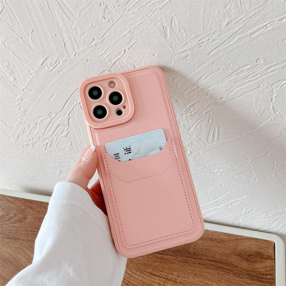 Coque Porte-carte Minimaliste en Silicone pour iPhone 14 Pro Max - Coque Wiqeo 10€-15€, Coque, iPhone 14 Pro Max, Portefeuille, Silicone Wiqeo, Déstockeur de Coques Pour iPhone