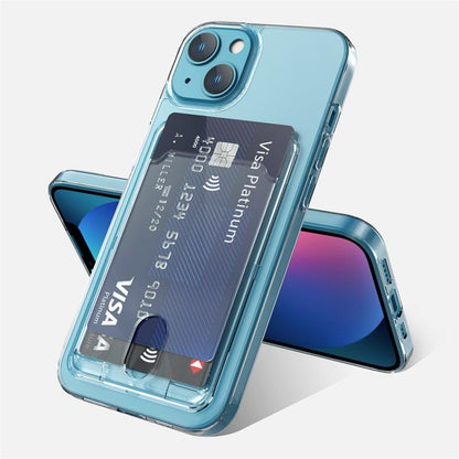 Coque Porte-cartes Antichoc Transparente pour iPhone 13 Pro Max - Coque Wiqeo 10€-15€, Coque, iPhone 13 Pro Max, Portefeuille, Silicone, Transparente Wiqeo, Déstockeur de Coques Pour iPhone