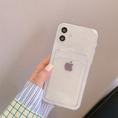 Coque Portefeuille Transparente pour iPhone 15 Plus - Coque Wiqeo 10€-15€, Coque, iPhone 15 Plus, Portefeuille, Transparente Wiqeo, Déstockeur de Coques Pour iPhone