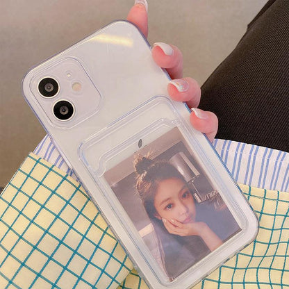 Coque Portefeuille Transparente pour iPhone 15 Plus - Coque Wiqeo 10€-15€, Coque, iPhone 15 Plus, Portefeuille, Transparente Wiqeo, Déstockeur de Coques Pour iPhone