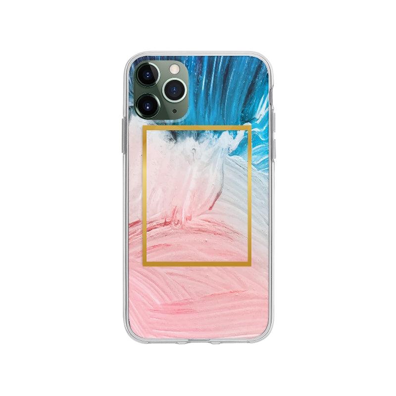 Coque Aquarelle Rose Et Bleue pour iPhone 11 Pro Max - Coque Wiqeo 10€-15€, Abstrait, Géométrie, iPhone 11 Pro Max, Laure R Wiqeo, Déstockeur de Coques Pour iPhone