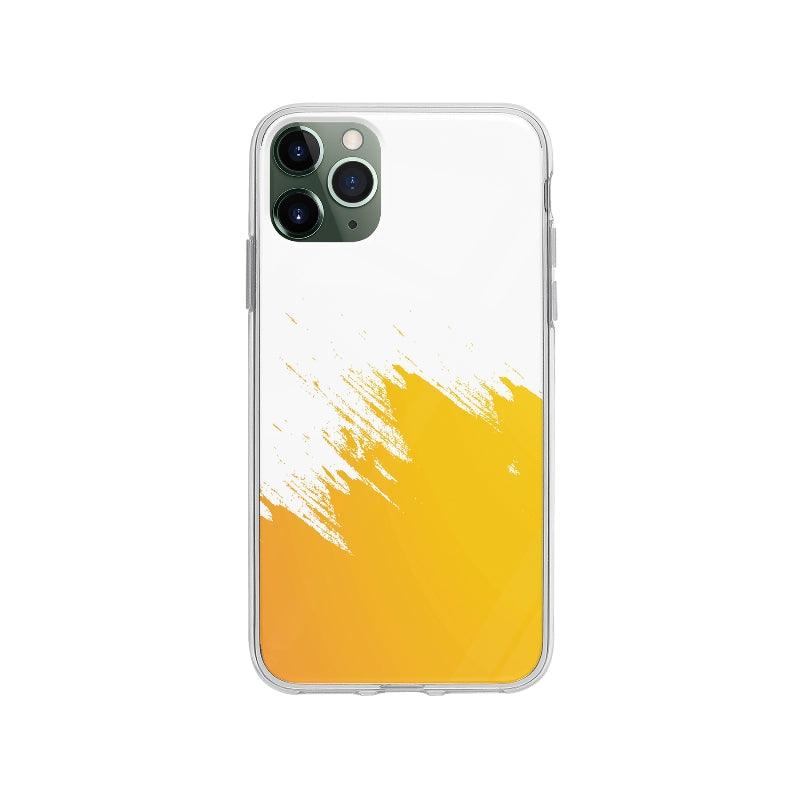 Coque Coup De Pinceau Orange pour iPhone 11 Pro Max - Coque Wiqeo 10€-15€, Abstrait, Alexis G, iPhone 11 Pro Max Wiqeo, Déstockeur de Coques Pour iPhone
