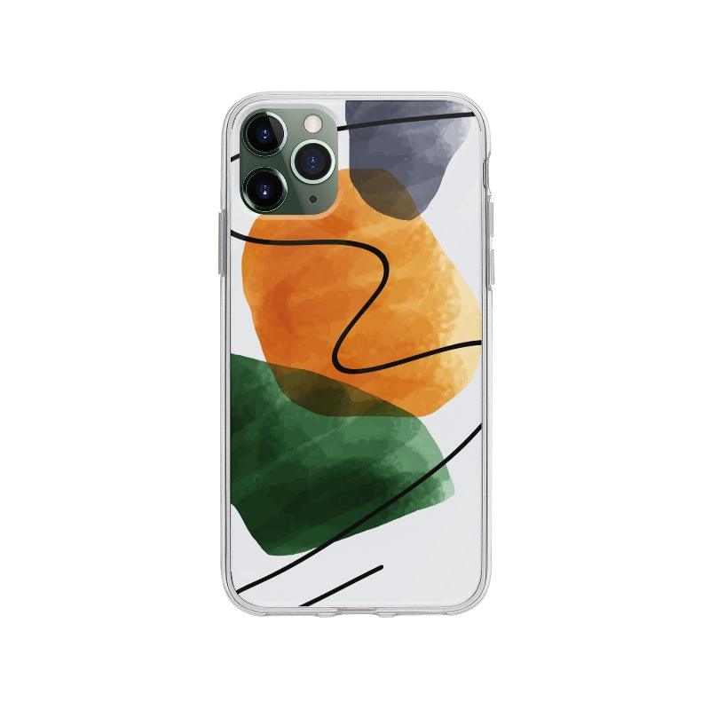Coque Griboullis Coloré pour iPhone 11 Pro Max - Coque Wiqeo 10€-15€, Abstrait, Georges K, iPhone 11 Pro Max Wiqeo, Déstockeur de Coques Pour iPhone