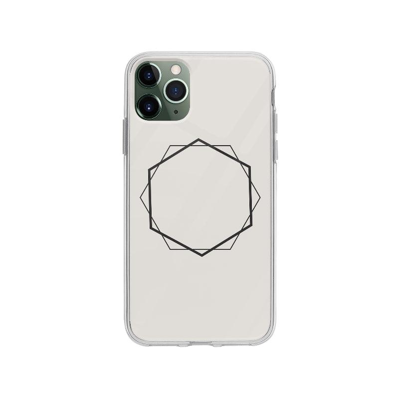 Coque Hexagones pour iPhone 11 Pro Max - Coque Wiqeo 10€-15€, Abstrait, Géométrie, iPhone 11 Pro Max, Justine K Wiqeo, Déstockeur de Coques Pour iPhone