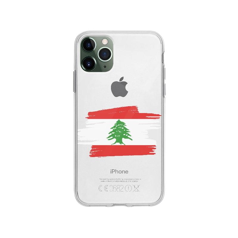 Coque Liban pour iPhone 11 Pro Max - Coque Wiqeo 10€-15€, Alais B, Drapeau, iPhone 11 Pro Max, Liban, Pays Wiqeo, Déstockeur de Coques Pour iPhone