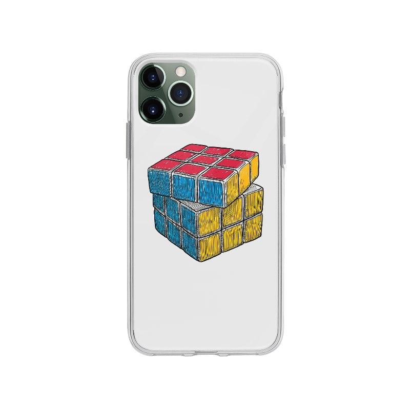 Coque Rubik's Cube pour iPhone 11 Pro Max - Coque Wiqeo 10€-15€, Illustration, iPhone 11 Pro Max, Lydie T Wiqeo, Déstockeur de Coques Pour iPhone