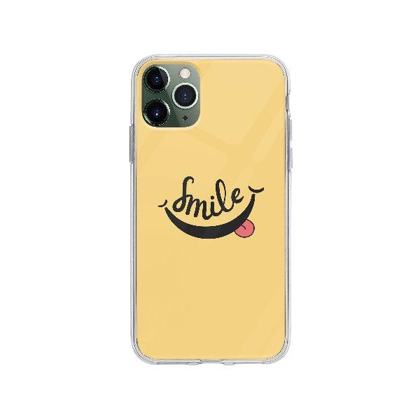Coque Smile pour iPhone 11 Pro Max - Coque Wiqeo 10€-15€, Gilles L, Illustration, iPhone 11 Pro Max, Texte Wiqeo, Déstockeur de Coques Pour iPhone