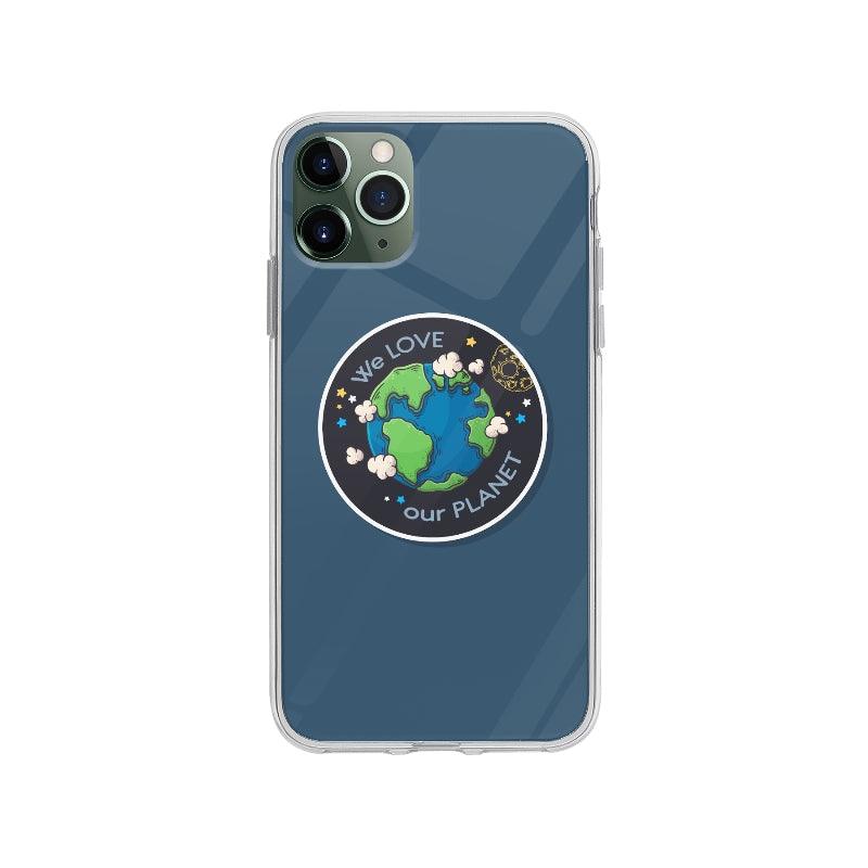 Coque Sticker Planète Terre pour iPhone 11 Pro Max - Coque Wiqeo 10€-15€, Espace, Illustration, iPhone 11 Pro Max, Rachel B Wiqeo, Déstockeur de Coques Pour iPhone