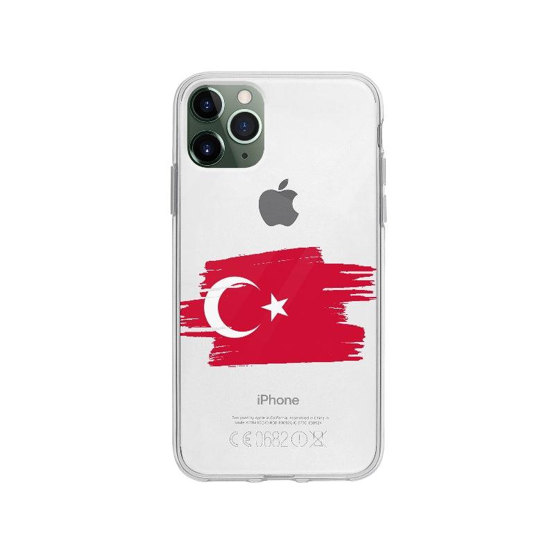 Coque Turquie pour iPhone 11 Pro Max - Coque Wiqeo 10€-15€, Camille B, Drapeau, iPhone 11 Pro Max, Pays, Turquie Wiqeo, Déstockeur de Coques Pour iPhone