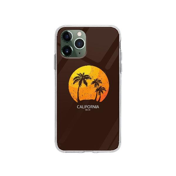 Coque California Beach pour iPhone 11 Pro - Coque Wiqeo 10€-15€, Illustration, iPhone 11 Pro, Sylvie A Wiqeo, Déstockeur de Coques Pour iPhone