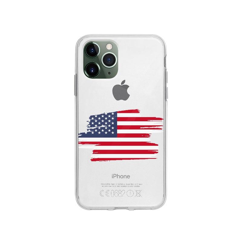 Coque Etats Unis pour iPhone 11 Pro - Coque Wiqeo 10€-15€, Drapeau, Etats, iPhone 11 Pro, Laure R, Pays, Unis Wiqeo, Déstockeur de Coques Pour iPhone