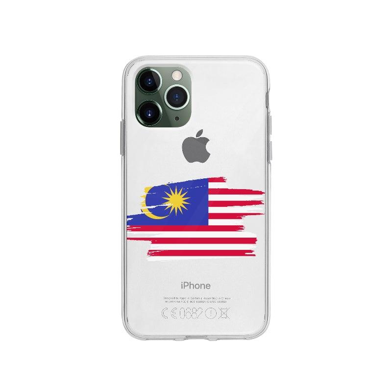 Coque Malaisie pour iPhone 11 Pro - Coque Wiqeo 10€-15€, Alexis G, Drapeau, iPhone 11 Pro, Malaisie, Pays Wiqeo, Déstockeur de Coques Pour iPhone