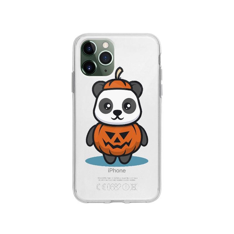 Coque Panda Tête De Citrouille Halloween pour iPhone 11 Pro - Coque Wiqeo 10€-15€, Citrouille, Fabien R, Halloween, iPhone 11 Pro, Panda Wiqeo, Déstockeur de Coques Pour iPhone