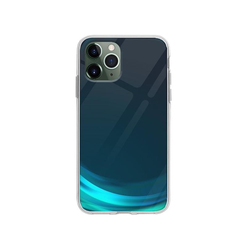 Coque Vague Bleu pour iPhone 11 Pro - Coque Wiqeo 10€-15€, Abstrait, Damien S, iPhone 11 Pro Wiqeo, Déstockeur de Coques Pour iPhone